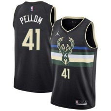 Milwaukee Bucks #41 Sam Pellom Jersey -Black