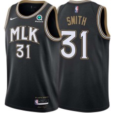 Atlanta Hawks #31 Kenny Smith Jersey -Black 2020-21 City