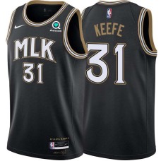 Atlanta Hawks #31 Adam Keefe Jersey -Black 2020-21 City