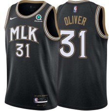 Atlanta Hawks #31 Brian Oliver Jersey -Black 2020-21 City