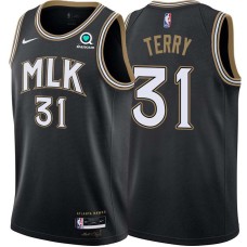 Atlanta Hawks #31 Jason Terry Jersey -Black 2020-21 City