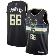 Milwaukee Bucks #66 Axel Toupane Jersey -Black