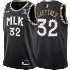 Atlanta Hawks #32 Christian Laettner Jersey -Black 2020-21 City