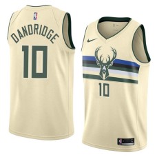 Milwaukee Bucks #10 Bob Dandridge Jersey -Cream