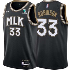 Atlanta Hawks #33 Truck Robinson Jersey -Black 2020-21 City