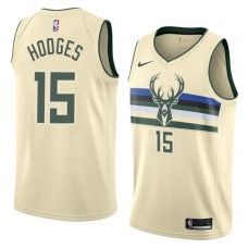 Milwaukee Bucks #15 Craig Hodges Jersey -Cream