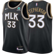 Atlanta Hawks #33 Lance Stephenson Jersey -Black 2020-21 City