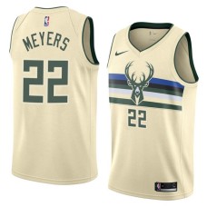 Milwaukee Bucks #22 Dave Meyers Jersey -Cream