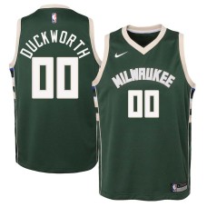 Milwaukee Bucks #00 Kevin Duckworth Jersey -Green