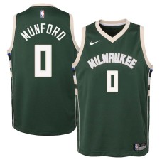 Milwaukee Bucks #0 Xavier Munford Jersey -Green