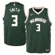 Milwaukee Bucks #3 Elmore Smith Jersey -Green