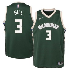 Milwaukee Bucks #3 George Hill Jersey -Green