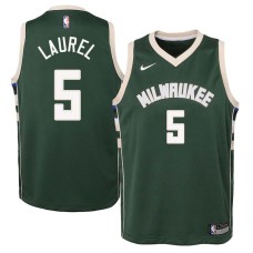 Milwaukee Bucks #5 Rich Laurel Jersey -Green