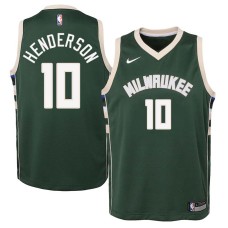 Milwaukee Bucks #10 Gerald Henderson Jersey -Green