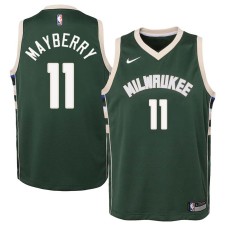 Milwaukee Bucks #11 Lee Mayberry Jersey -Green