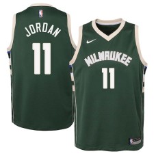 Milwaukee Bucks #11 Adonis Jordan Jersey -Green