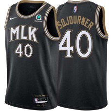 Atlanta Hawks #40 Mike Sojourner Jersey -Black 2020-21 City