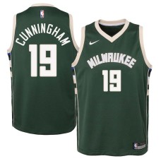 Milwaukee Bucks #19 Dick Cunningham Jersey -Green