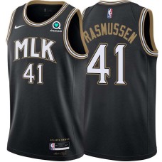 Atlanta Hawks #41 Blair Rasmussen Jersey -Black 2020-21 City