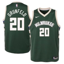 Milwaukee Bucks #20 Ernie Grunfeld Jersey -Green