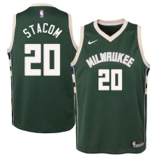 Milwaukee Bucks #20 Kevin Stacom Jersey -Green