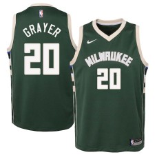 Milwaukee Bucks #20 Jeff Grayer Jersey -Green