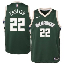 Milwaukee Bucks #22 Alex English Jersey -Green