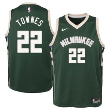 Milwaukee Bucks #22 Linton Townes Jersey -Green