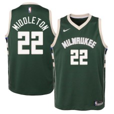 Milwaukee Bucks #22 Khris Middleton Jersey -Green