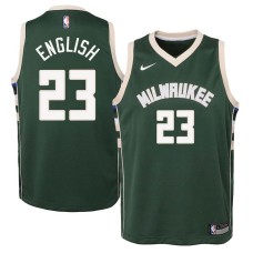 Milwaukee Bucks #23 Alex English Jersey -Green