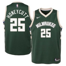 Milwaukee Bucks #25 Jerald Honeycutt Jersey -Green