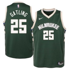 Milwaukee Bucks #25 Chris Gatling Jersey -Green