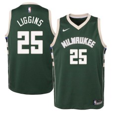 Milwaukee Bucks #25 DeAndre Liggins Jersey -Green