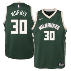 Milwaukee Bucks #30 Jaylen Morris Jersey -Green