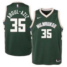 Milwaukee Bucks #35 Zaid Abdul-Aziz Jersey -Green