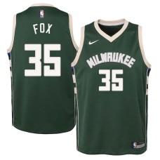 Milwaukee Bucks #35 Jim Fox Jersey -Green