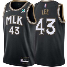 Atlanta Hawks #43 Clyde Lee Jersey -Black 2020-21 City