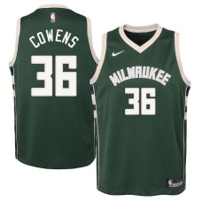 Milwaukee Bucks #36 Dave Cowens Jersey -Green