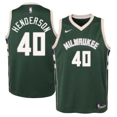 Milwaukee Bucks #40 Jerome Henderson Jersey -Green