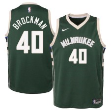 Milwaukee Bucks #40 Jon Brockman Jersey -Green