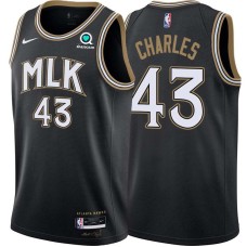 Atlanta Hawks #43 Lorenzo Charles Jersey -Black 2020-21 City