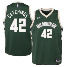 Milwaukee Bucks #42 Harvey Catchings Jersey -Green