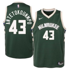 Milwaukee Bucks #43 Thanasis Antetokounmpo Jersey -Green