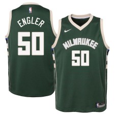 Milwaukee Bucks #50 Chris Engler Jersey -Green