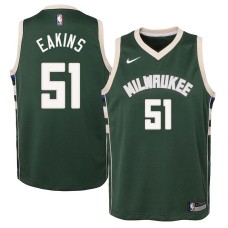 Milwaukee Bucks #51 Jim Eakins Jersey -Green