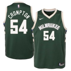 Milwaukee Bucks #54 Geoff Crompton Jersey -Green