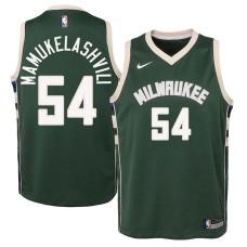 Milwaukee Bucks #54 Sandro Mamukelashvili Jersey -Green