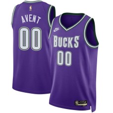 Milwaukee Bucks #00 Anthony Avent Jersey -Purple Classic