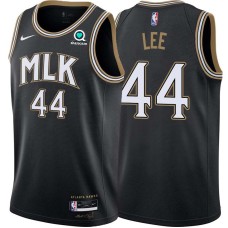 Atlanta Hawks #44 Ron Lee Jersey -Black 2020-21 City