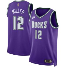 Milwaukee Bucks #12 Jay Miller Jersey -Purple Classic